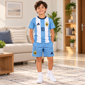 Argentina Messi 10 Kids Football Jersey & Shorts
