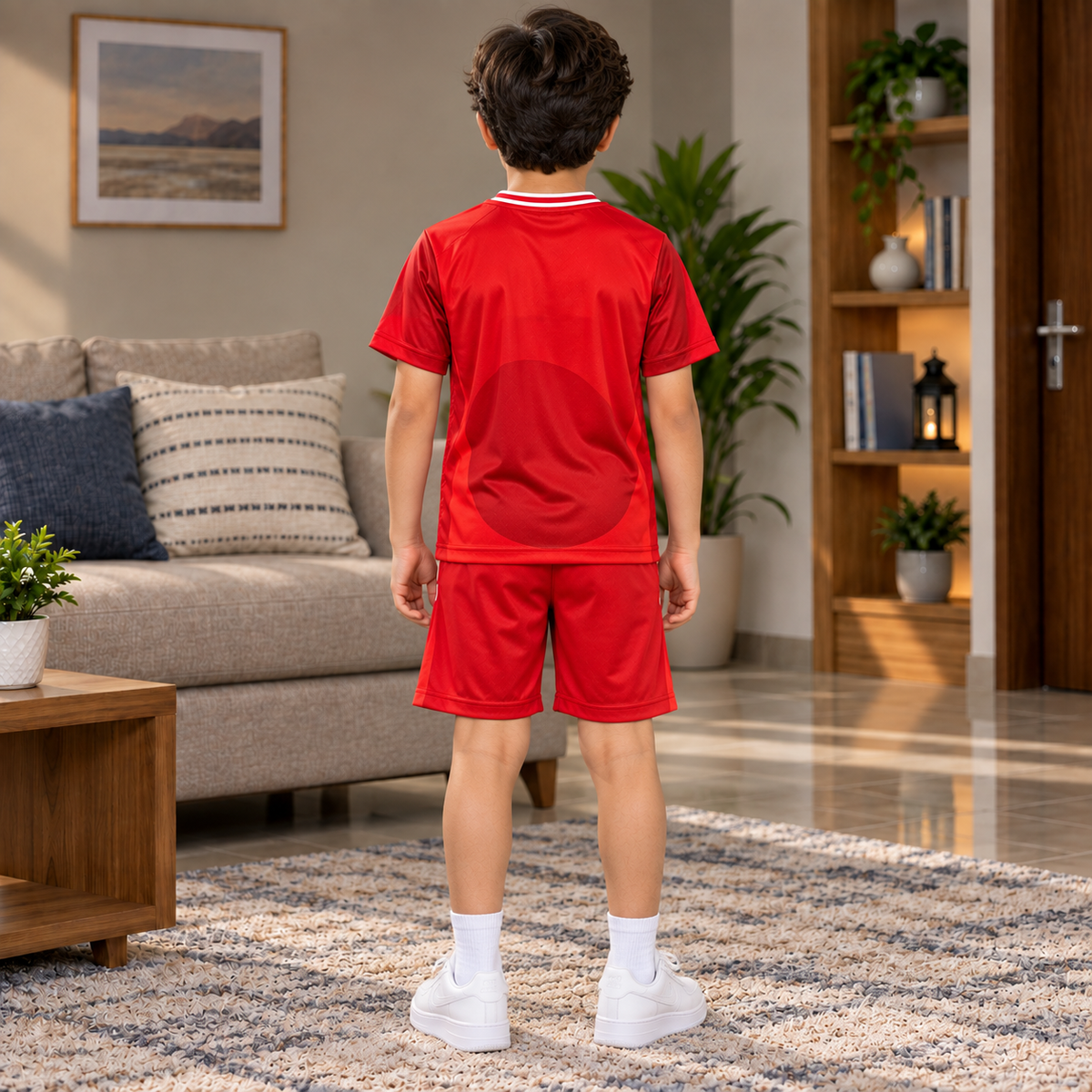 Manchester United Kids Football Jersey & Shorts